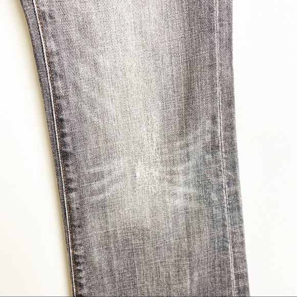 Citizens of Humanity Ash Gray Distressed Bootcut Jeans Y2K Womens Size 25 - Picture 6 of 12